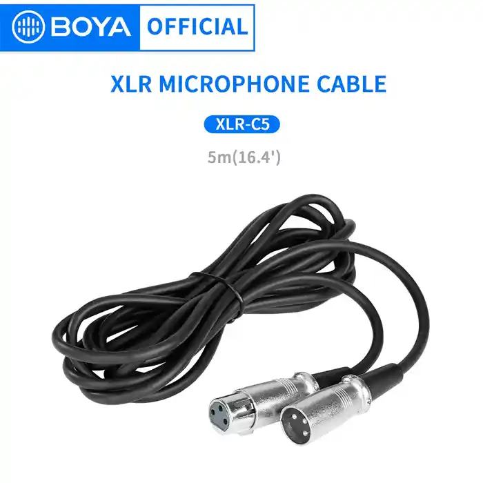 Boya XLR-C5 XLR Male to XLR Female Microphone Cable